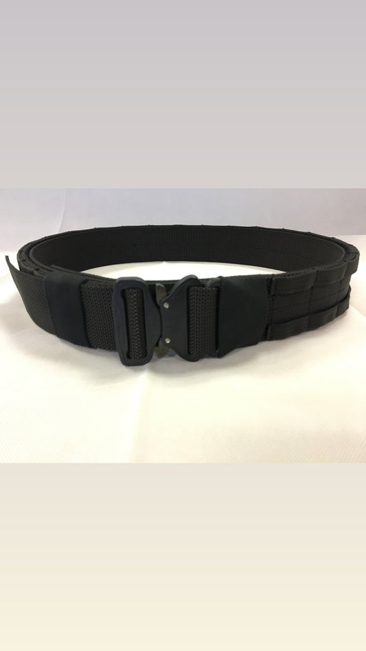 Black D-Ring Shooters Belt