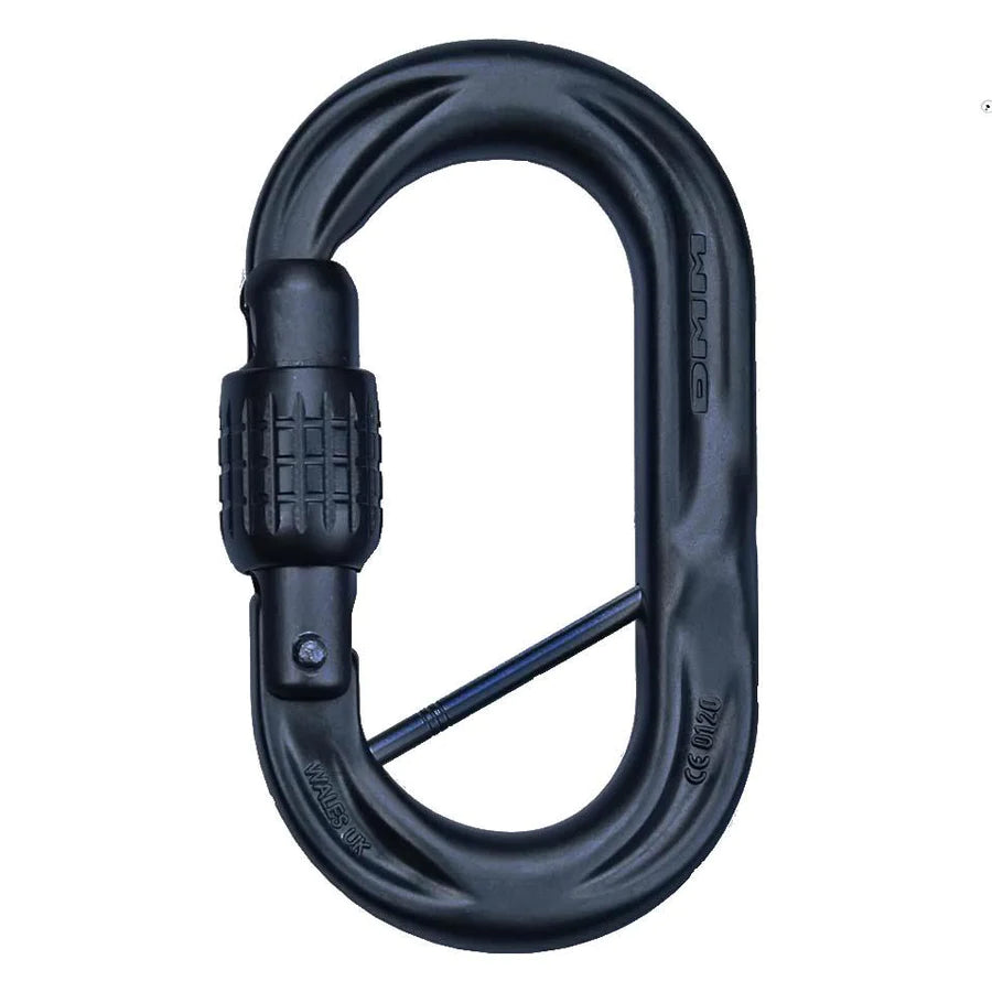 PerfectO screwgate carabiner with a captive bar