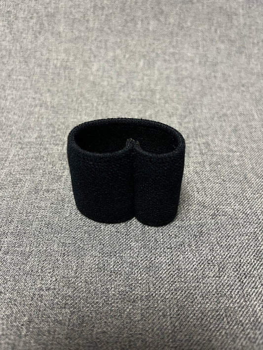 Black Elastic Belt Loop 38mm